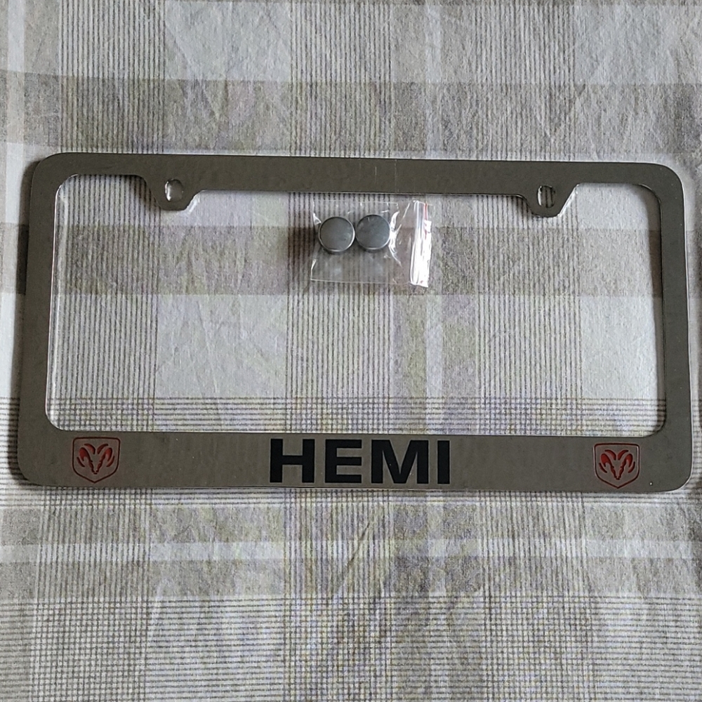 License plate frame